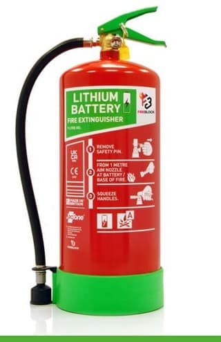 Lithium Battery Fire Extinguisher (9L)